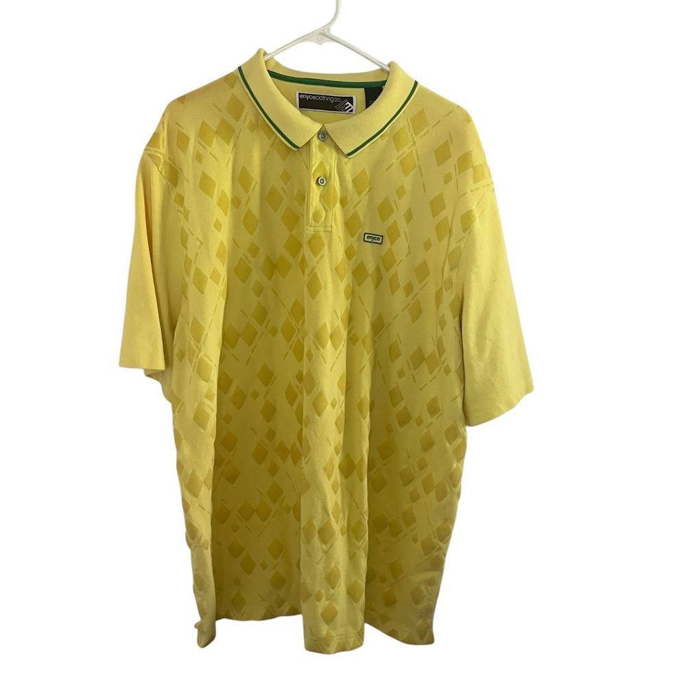 Vintage Enyce Polo Shirt 3XL XXXL‎ Pullover Y2K 90s Terry HipHop Rap Streetwear